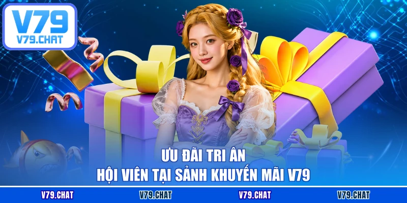 Ưu đãi tri ân hội viên tại sảnh khuyến mãi V79